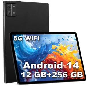 Android 14 Tablet 12GB+256GB 8Core Google 8000mAh 5G WiFi PC 1920x1200 GMS - Picture 1 of 10