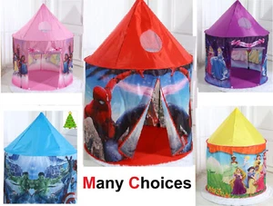 Neu Spielhaus / Spielzelt für Kinder Jungen & Mädchen / Helden & Prinzessinnen Zelte - Bild 1 von 94