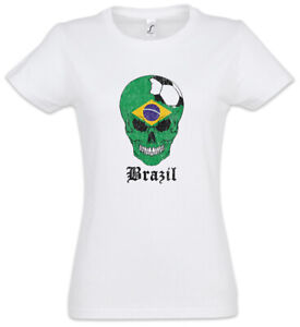 Brazil Football Comet Damen T-Shirt brazilian Soccer Flag World Championship