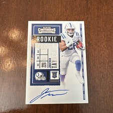 2020 Panini Contenders Football #116 Jonathan Taylor Rookie Ticket Auto On-Card