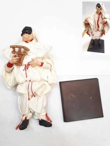 1 pulcinella vestito 30 CM TERRACOTTA FORTUNA corno pizza NAPOLI made italy - Imagen 1 de 1