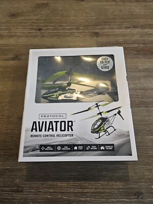 Protocol Aviator Indoor Remote Control Helicopter w/Gyro Stabilizer NIB - Image 1 of 2