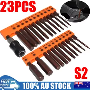 23PCS Hex Bit Set Metric & SAE Allen Key Drill Quick Release Adaptor S2 Steel AU - Picture 1 of 12