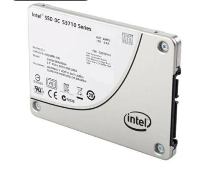 Intel 1.2TB S3710 SSD 2.5in DC Series SATAIII SSDSC2BA012T4 Enterprise 20000 PE - Image 1 of 4