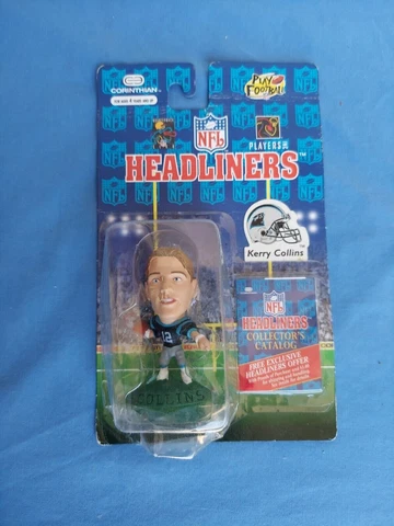 Kerry Collins Carolina Panthers 1996 NFL Corinthian Headliners Figure Cover