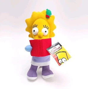NWT Simpsons Lisa Simpson Christmas Plush 2006 NANCO 12" Doll Xmas Carols Y2K - Picture 1 of 8