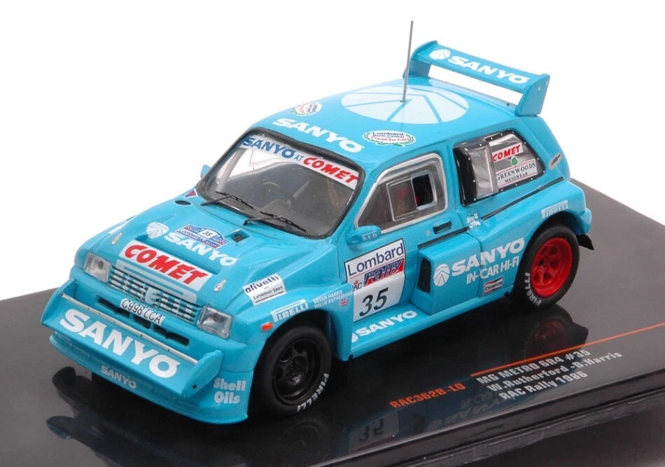 Ixo Model MG METRO 6R4 N.35 RAC RALLY 1986 RUTHERFORD/HARRIS 1:43 - Immagine 1 di 1