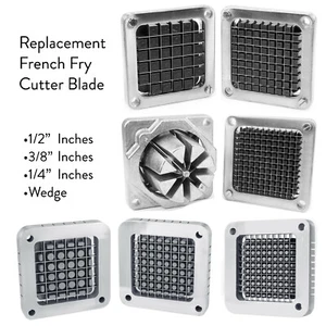 WYZworks French Fry Cutter Pushing Block Replacement Blade -Wedge 1/2" 3/8" 1/4" - Picture 1 of 18