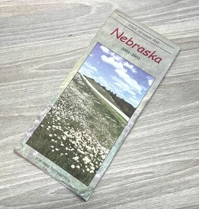 Nebraska State Highway Transportation Travel Road Map 2001-2002 - Picture 1 of 8