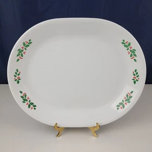 CORELLE Winter Stechpalme SERVIERPLATTE weiß ADER WEIHNACHTEN URLAUB 12 x 10 - Bild 1 von 1