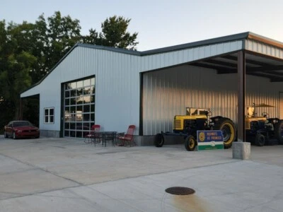 Kit de construcción de tienda de almacenamiento de garaje de metal SIMPSON 50x80 Steel Building Foto 1 de 4