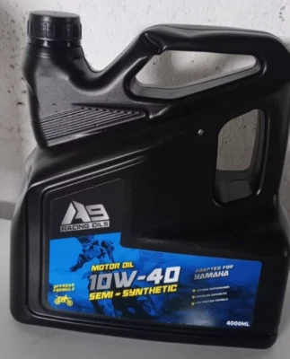 Huile moteur A9 RACING 10W40 offroad cross tout terrain YAMAHA 4Temps 4 Litres - Photo 1/4