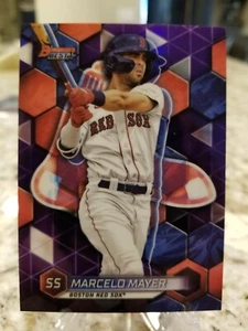 2023 Bowman's Best Marcelo Mayer Purple Refractor /250 #TP-19 Red Sox - Picture 1 of 2