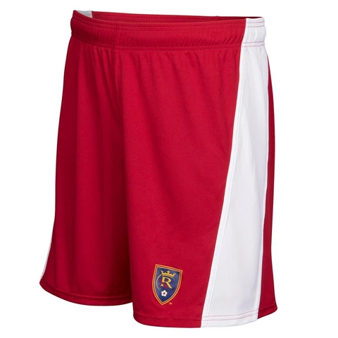 Real Salt Lake MLS Licensed Men's Red Mass Soccer Shorts Cover