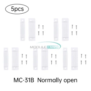 5PCS Door Window Sensor Magnetic Reed Switch NC / NO for Alarm Systems 100VDC - Picture 1 of 25
