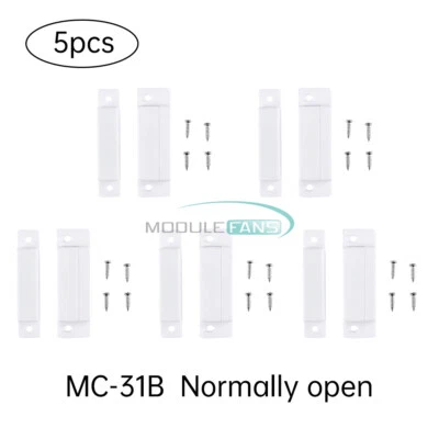 5PCS Door Window Sensor Magnetic Reed Switch NC / NO for Alarm Systems 100VDC - Image 1 of 4