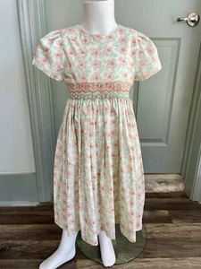 NWT Girls Edgehill Collection Floral Smocked Dress 5T Holiday Classic Boutique - Picture 1 of 10