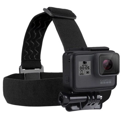 Adjustable Elastic Head Strap Mount For GoPro/DJI Sport Camera Secur Comfortable - Image 1 of 4