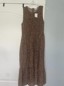 J. Midikleid Crew Leopardenmuster - Bild 1 von 5