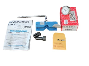 Starrett Kent-Moore Dial Indicator 196B .001" J-8001-3 Erick Magna Holder 100B - Picture 1 of 13