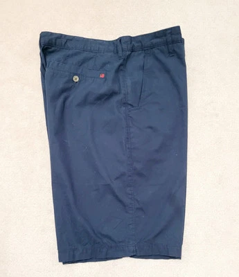 Pantalones Cortos Informales Woolrich Azul Marino 100% Algodón Frente Plano Para Hombre Talla 36 Foto 1 de 4