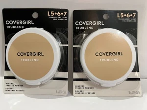 Covergirl Trublend Mineral Pressed Powder 11g 2PK --L567 Translucent Light - Picture 1 of 4