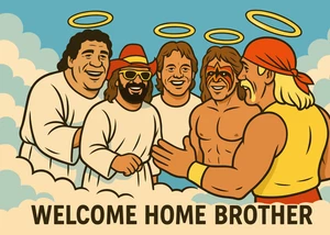 Hulk Hogan #6 Wrestling Custom Vinyl Die Cut Sticker 3.5x2.5 - Picture 1 of 1