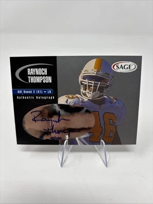 2000 Sage - Autographs Raynoch Thompson #A45 Silver /400 (AU, RC) - Image 1 of 3