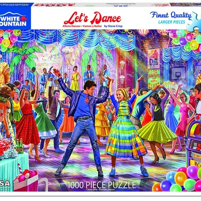 Rompecabezas Let's Dance 1000 piezas de White Mountain Puzzles nuevo/sellado Foto 1 de 4