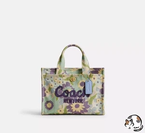 Auténtico bolso de mano Coach Cargo 26 estampado floral CBG44 B4Y2E para mujer - Imagen 1 de 6