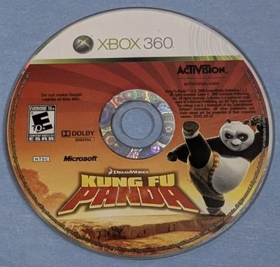 Kung Fu Panda Microsoft Xbox 360 Disc Only Tested and Works - Image 1 of 3