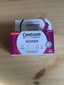 CENTRUM WOMEN multivitamin multimineral vitamins minerals for woman 60 tabs - Picture 1 of 8