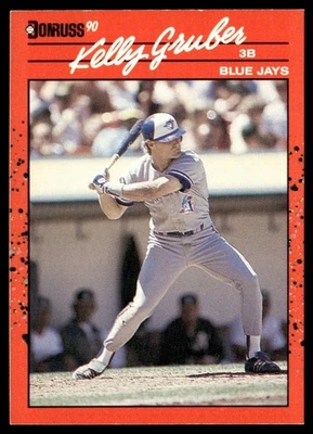 1990 Donruss Kelly Gruber Toronto Blue Jays #113 - Image 1 of 2
