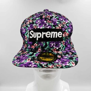 Supreme - Summer Wide Flat Brim Embroidered Baseball Cap - Picture 1 of 4