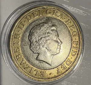 2000 2 Pound -Technology Standing On The Shoulders Of The Giants-authentic  - Picture 1 of 2