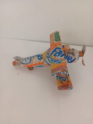 Алюминиевая банка с газировкой ручной работы самолет/фантазия (BI-PLANE) - Изображение 1 из 4