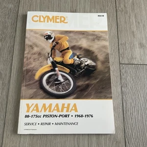 Clymer Yamaha 80-175cc 1968-1976 Piston Port Service Manual Repair Book # M410 - Bild 1 von 7
