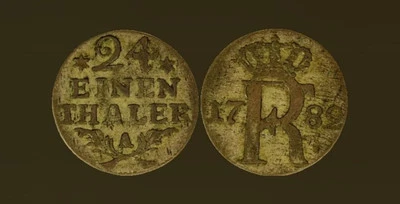 PRUSSIA (German State) 1/24 Thaler 1782 A - Silver 0.222 - Friedrich II - Image 1 of 3
