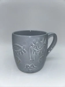 Starbucks Coffee Mug 2016 Anniversary Mermaid Winking Siren Face Grey 11 Oz - Bild 1 von 9