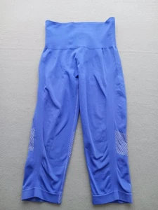 IVY PARK Women's Leggings Size L Blue High Waist Seamless Stretch - Picture 1 of 11