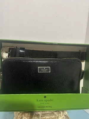 Bolso cinturón Kate Spade charol negro Foto 1 de 4