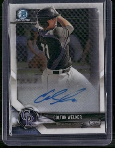 2018 Bowman #CPA-CW Colton Welker Chrome Prospect Autographs - Picture 1 of 2