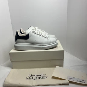 Alexander McQueen Men’s 46 D US Size 13 White Black Sneakers Shoes 553680WHGP59 - Picture 1 of 12