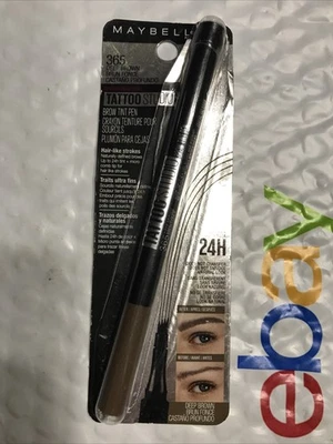 Pluma de tinte para cejas Maybelline Color Sensational, marrón profundo 365, 0,037 fl oz Foto 1 de 2