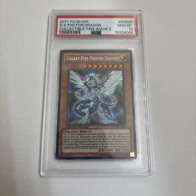 Yu-Gi-Oh! Galaxy-Eyes Photon Dragon CT08-EN003 Limited Edition PSA 10 Gem Mint - Image 1 of 3