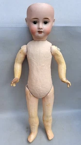 POUPEE FLEISCHMANN TETE PORCELAINE BOUCHE OUVERTE CORPS COMPOSITE MARQUE XX / 2X - Picture 1 of 13