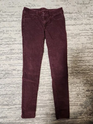 Pantalones ajustados de pana American Eagle Outfitters MUJERES talla 0 usados en excelente estado Foto 1 de 3