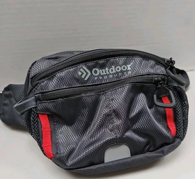 Outdoor Products Fanny Pack Men's Women's Belt Bag Hiking Travel Waist Pack - Image 1 of 4