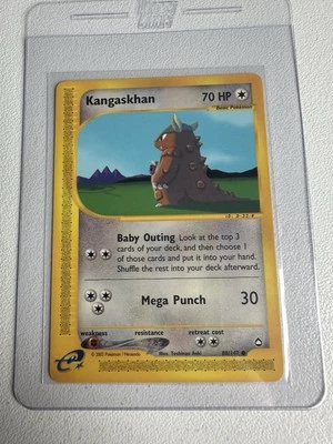 Kangaskhan 88/147 Aquapolis WOTC Vintage Pokemon 2002  - Image 1 of 4