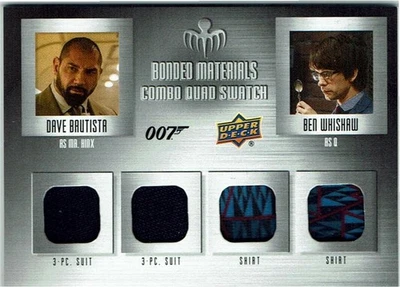 James Bond Villanos y Secuaces Materiales Vinculados BM-65 Dave Bautista/Ben Whishaw Foto 1 de 2